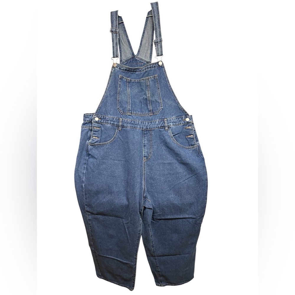 SHEIN ICON Plus Size Women's Denim Overalls 3X - Picture 3 of 11